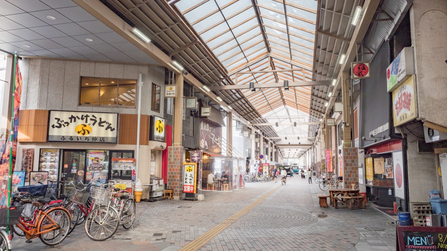 倉敷センター街の様子