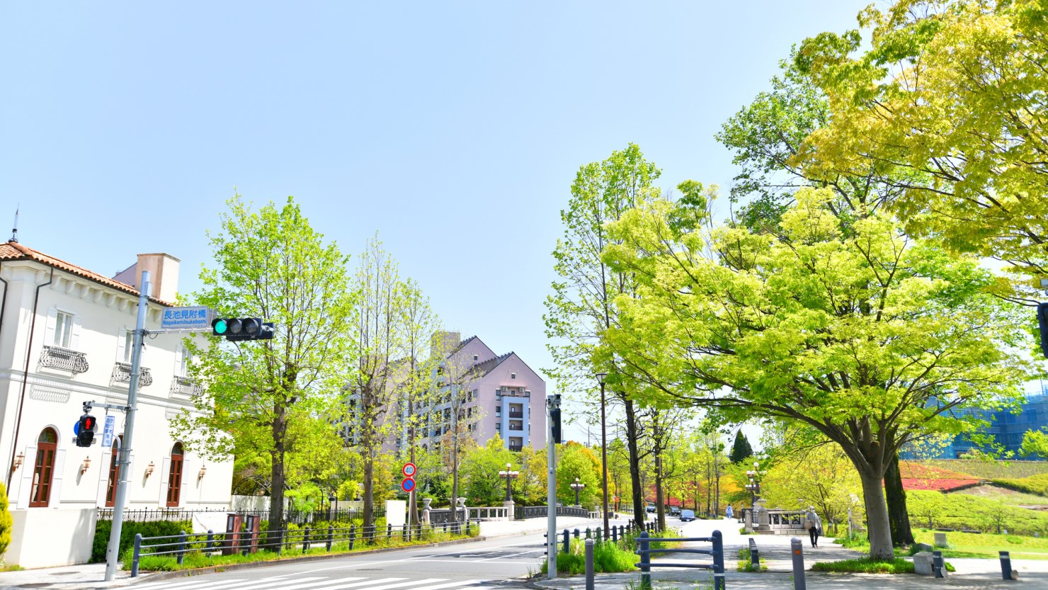 八王子市長池公園周辺の風景
