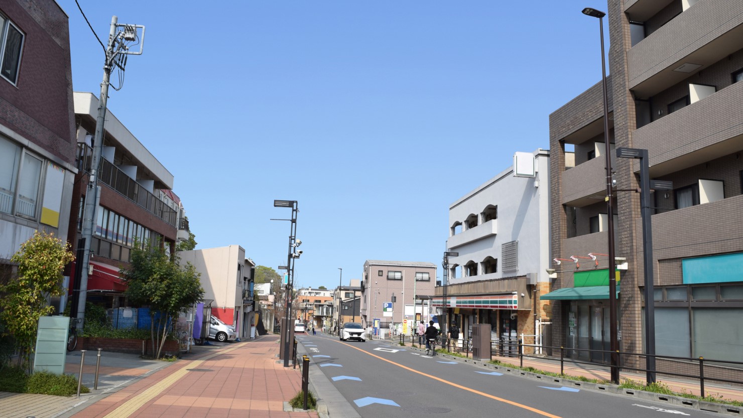 三鷹台駅周辺の街並み