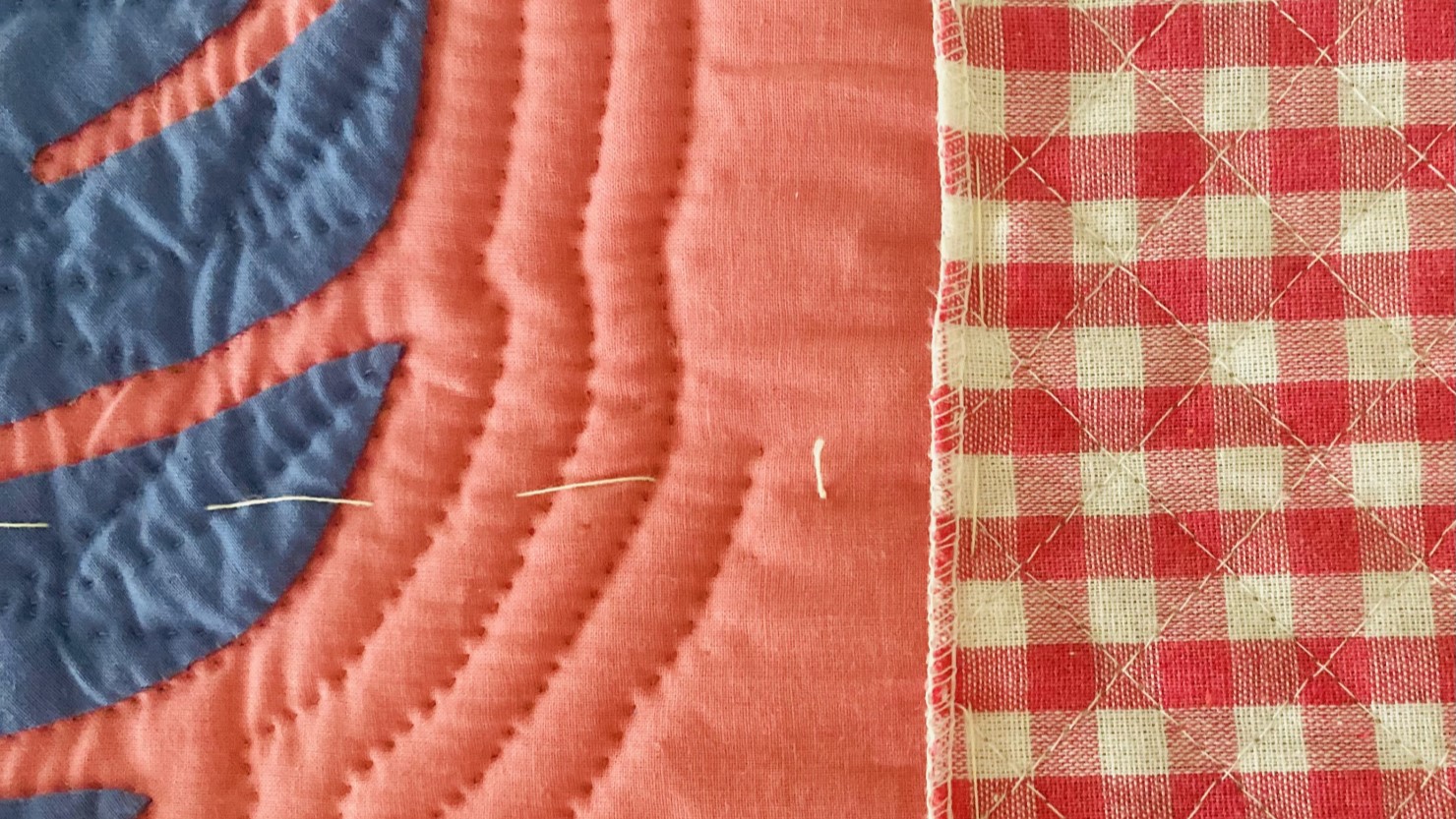 最初のうちは針目が大きくても幅をそろえることがポイント