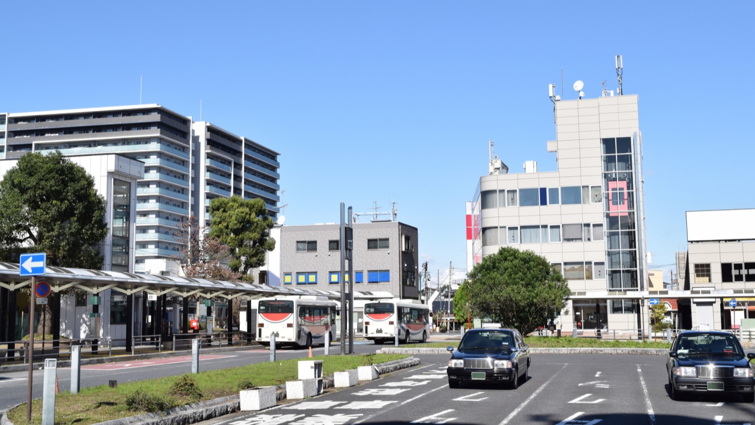 蓮田駅東口の風景