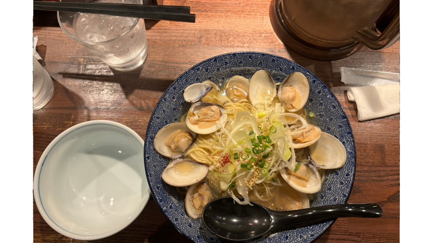和風楽麺四代目ひのでや蓮田本店　ハマグリラーメン
