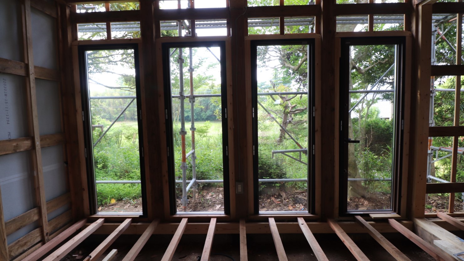 1階客室になる予定のスペース