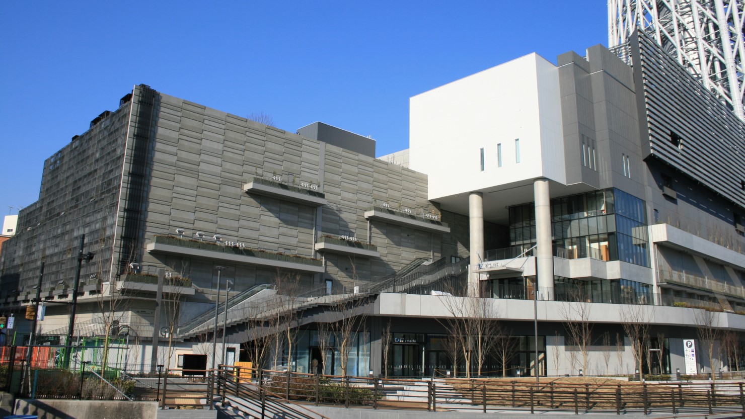 押上駅周辺の風景