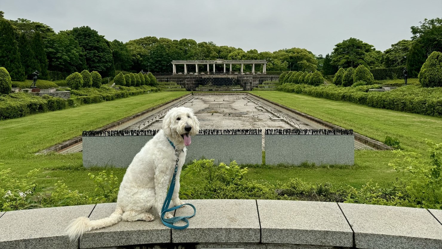 大迫力の西洋庭園