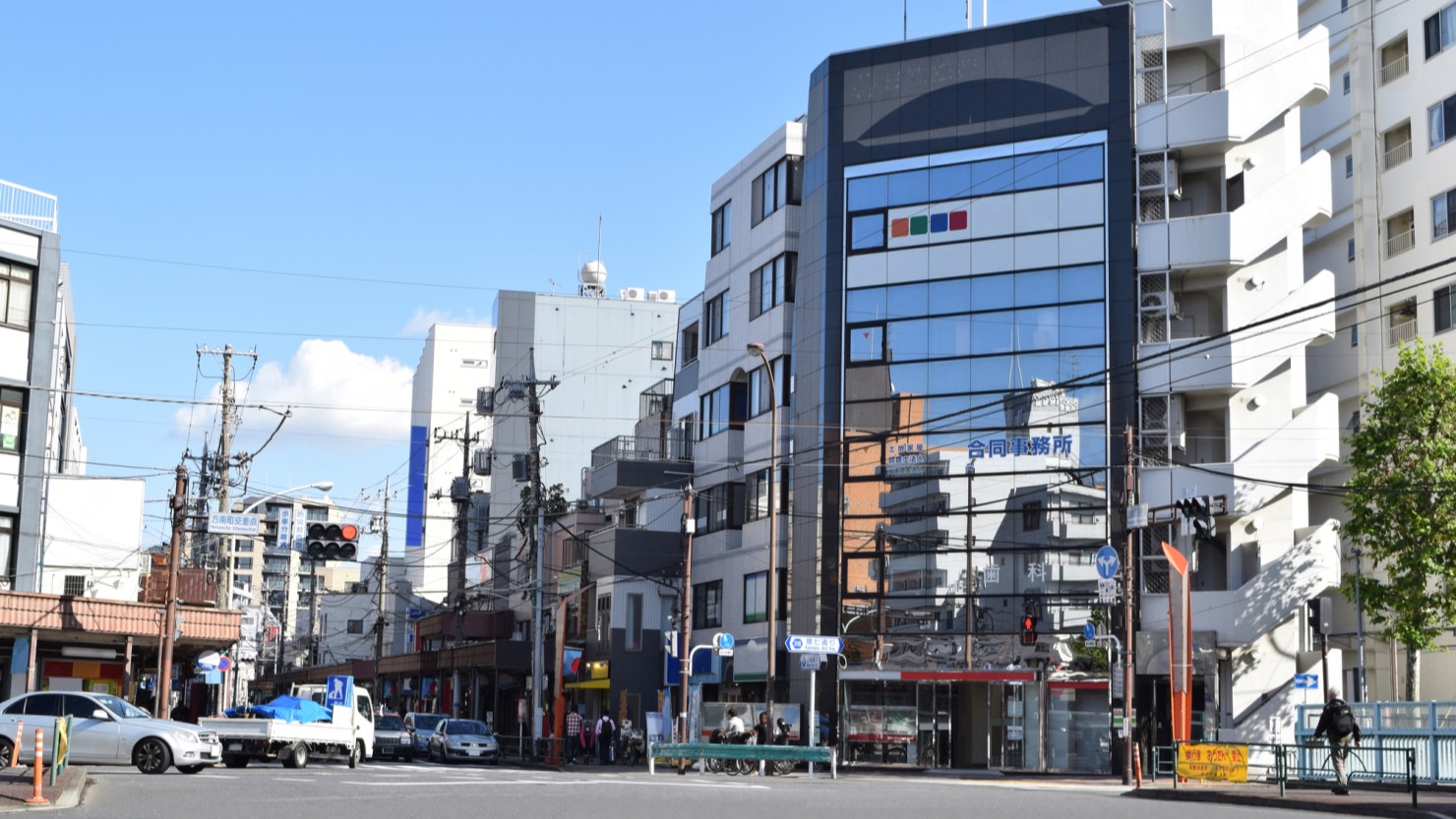 方南町駅前の街並み