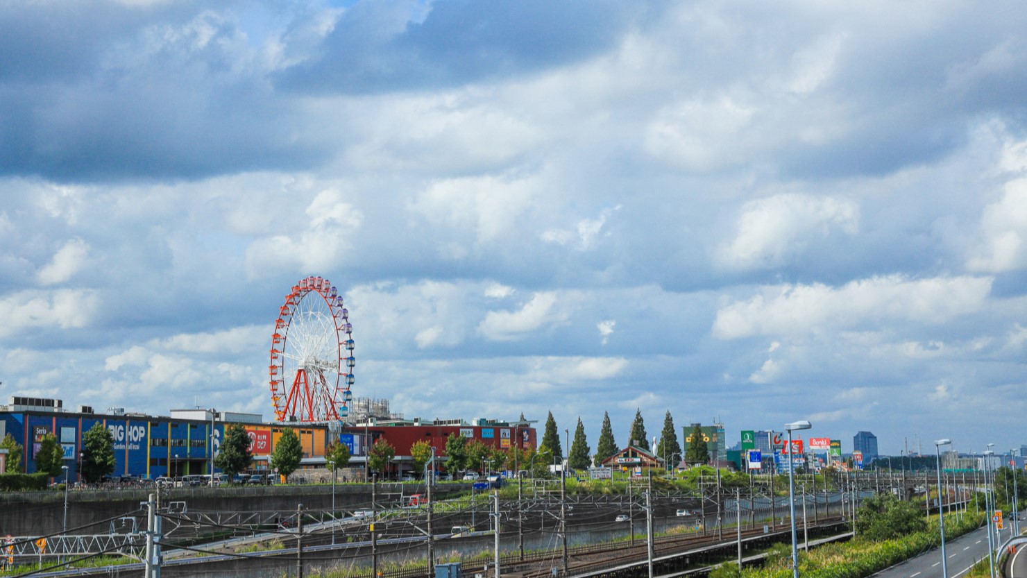 印西牧の原駅周辺の風景