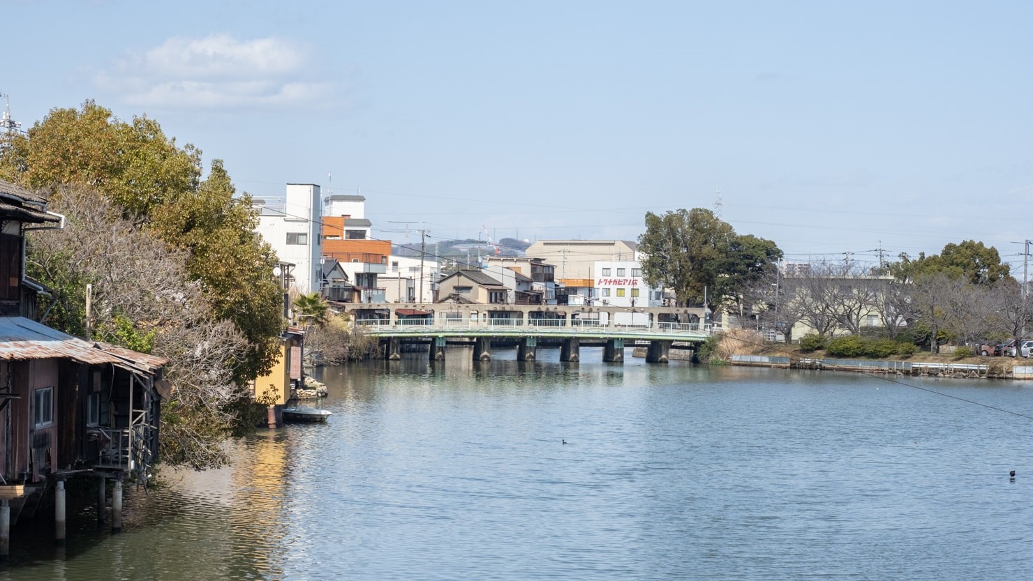 玉島中心部の風景