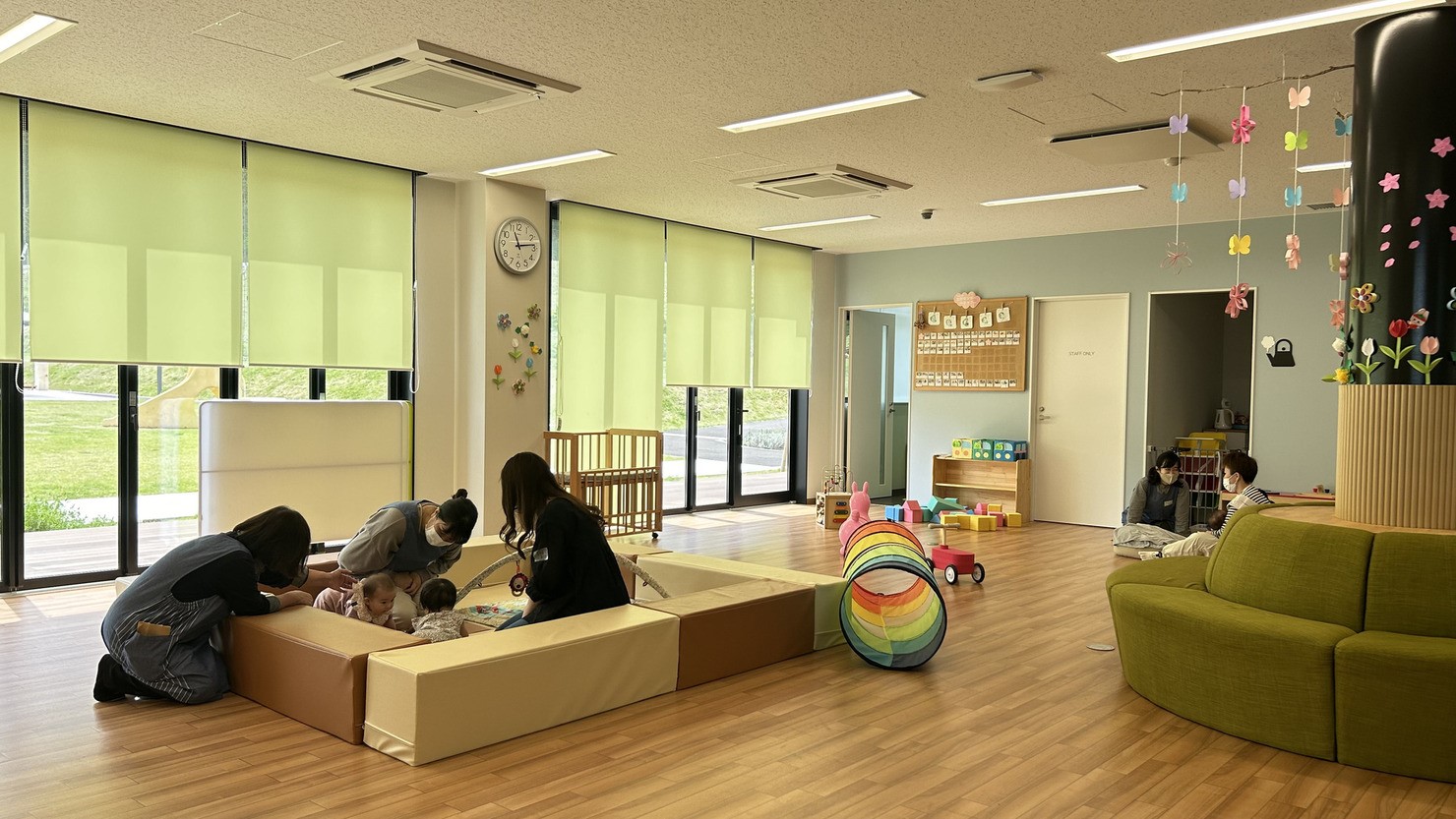 子育て支援センターが充実しておりイベントが多い