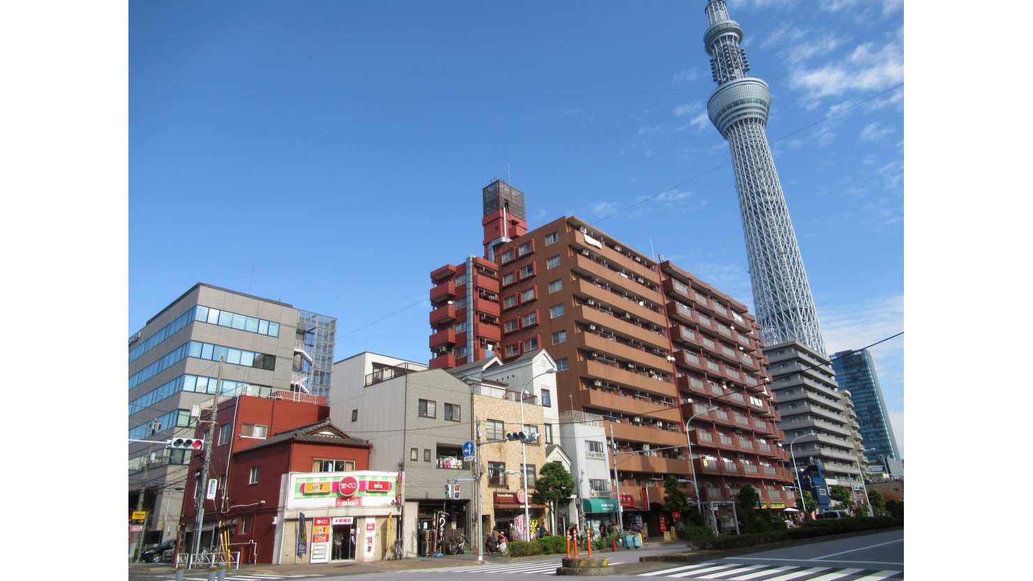 本所吾妻橋駅付近