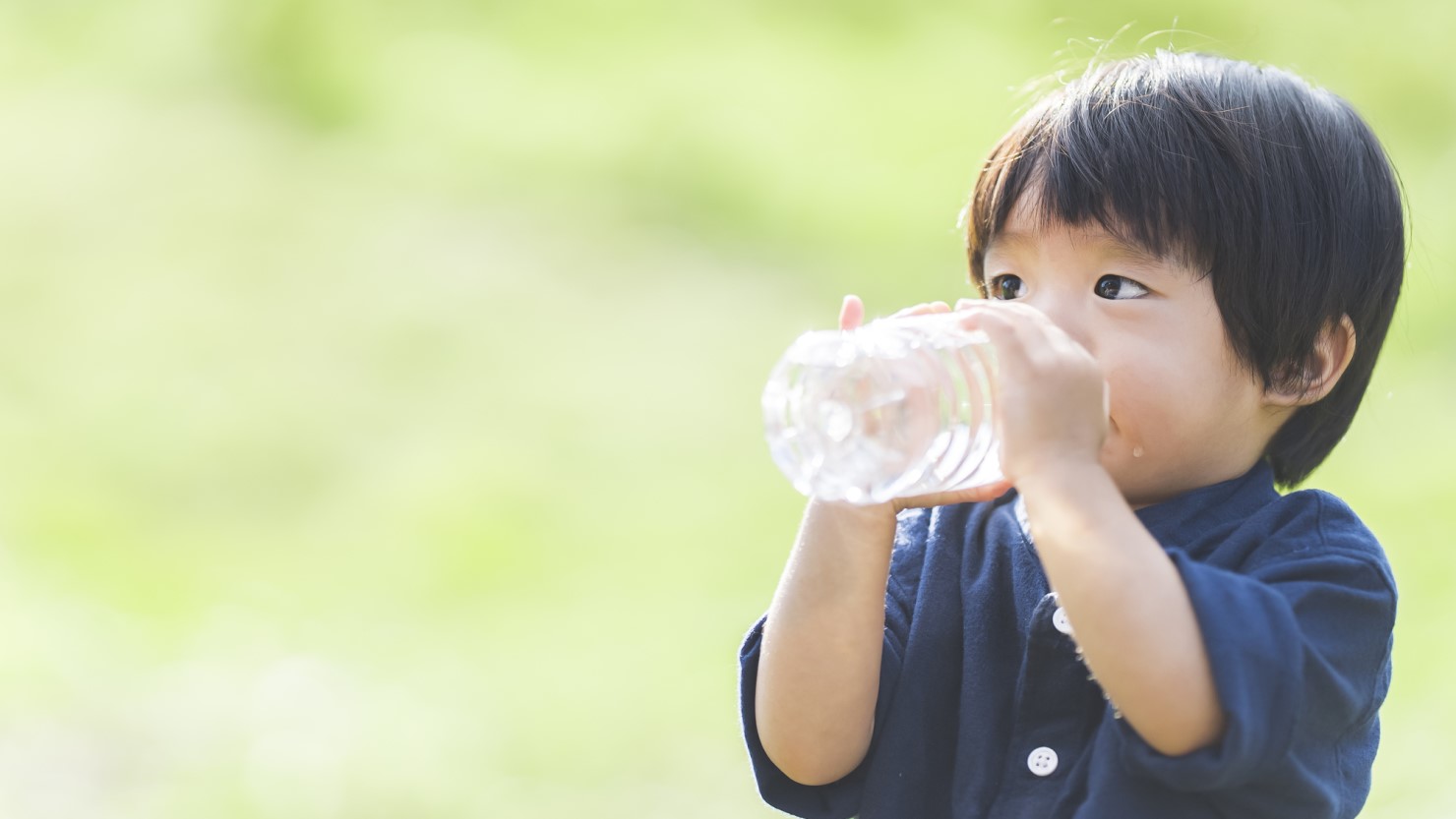 自然の中で遊ぶ子どものイメージ
