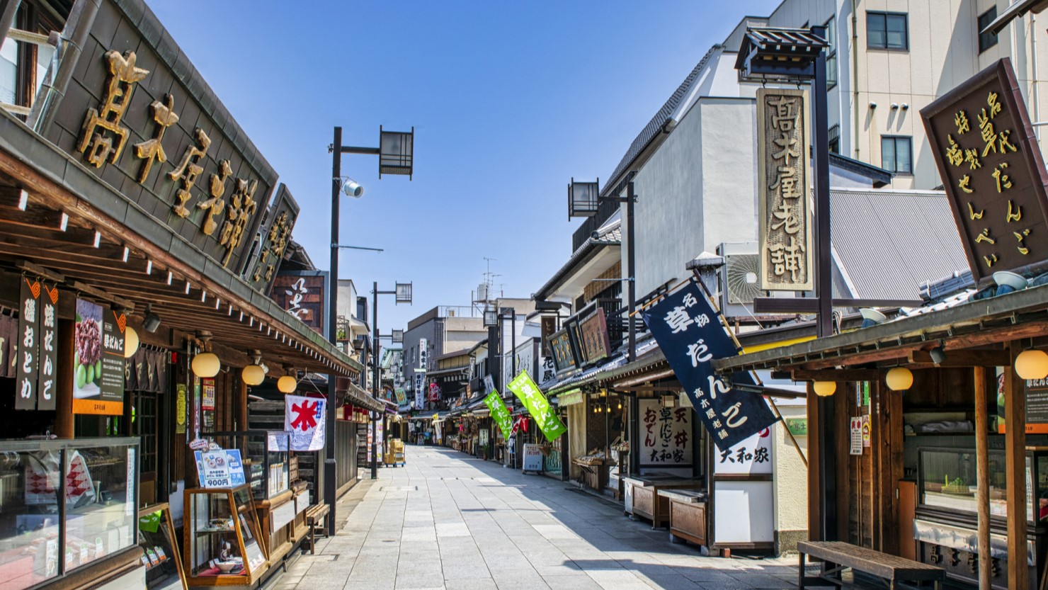 柴又帝釈天の参道