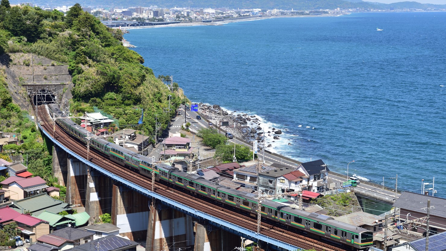 JR東海道本線　早川～根府川間