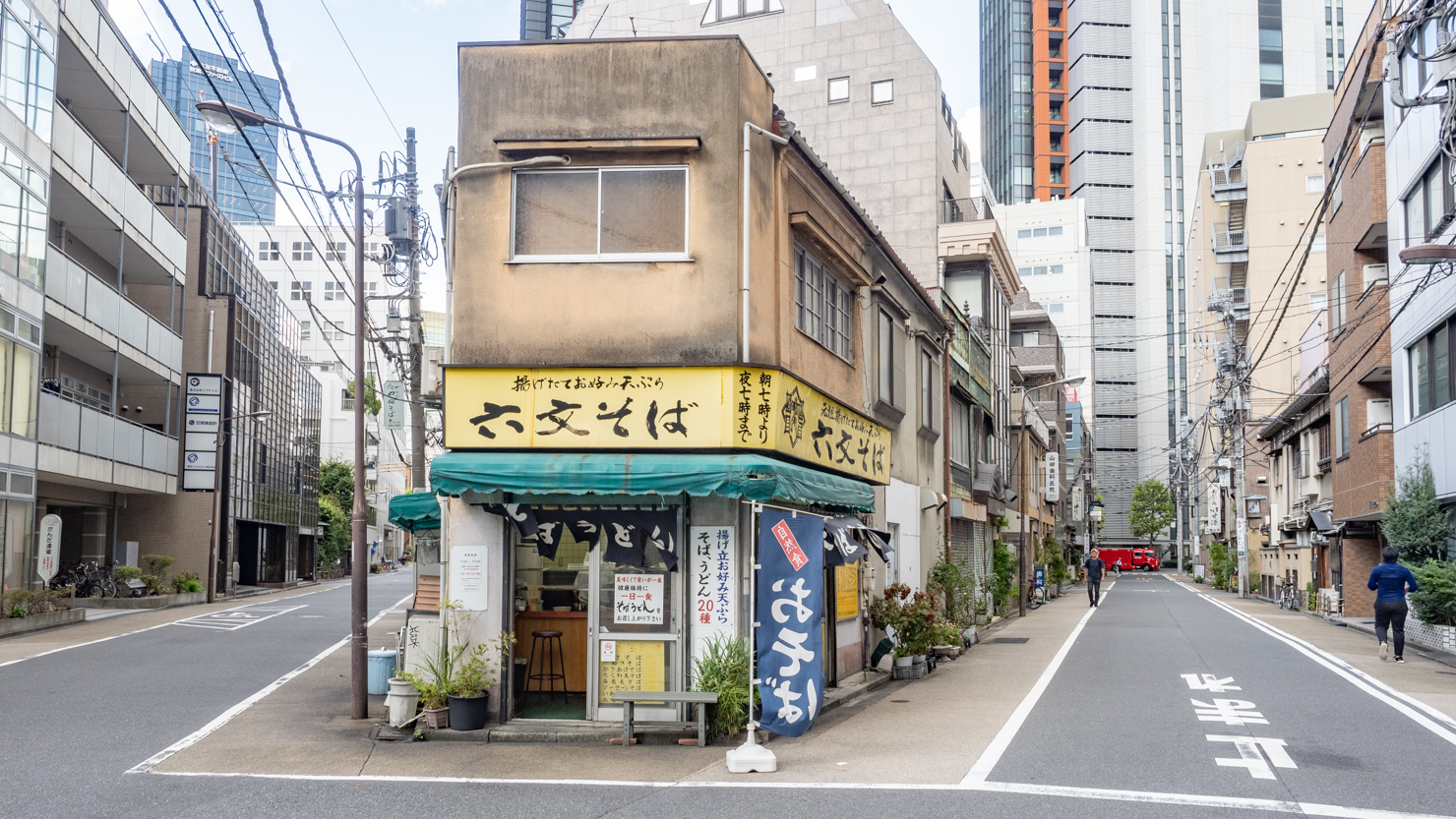 下町情緒が残る神田の町並み