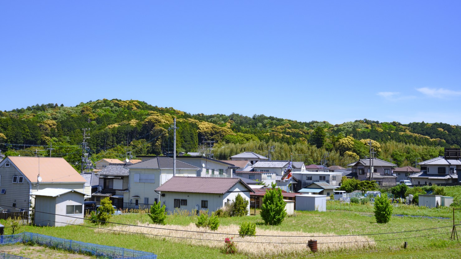 磐田市の町並み