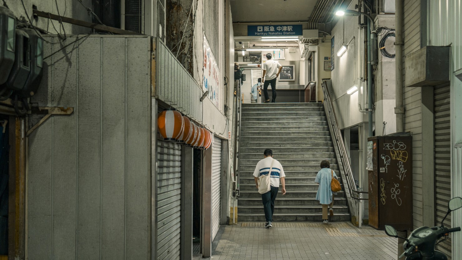 阪急中津駅の高架下