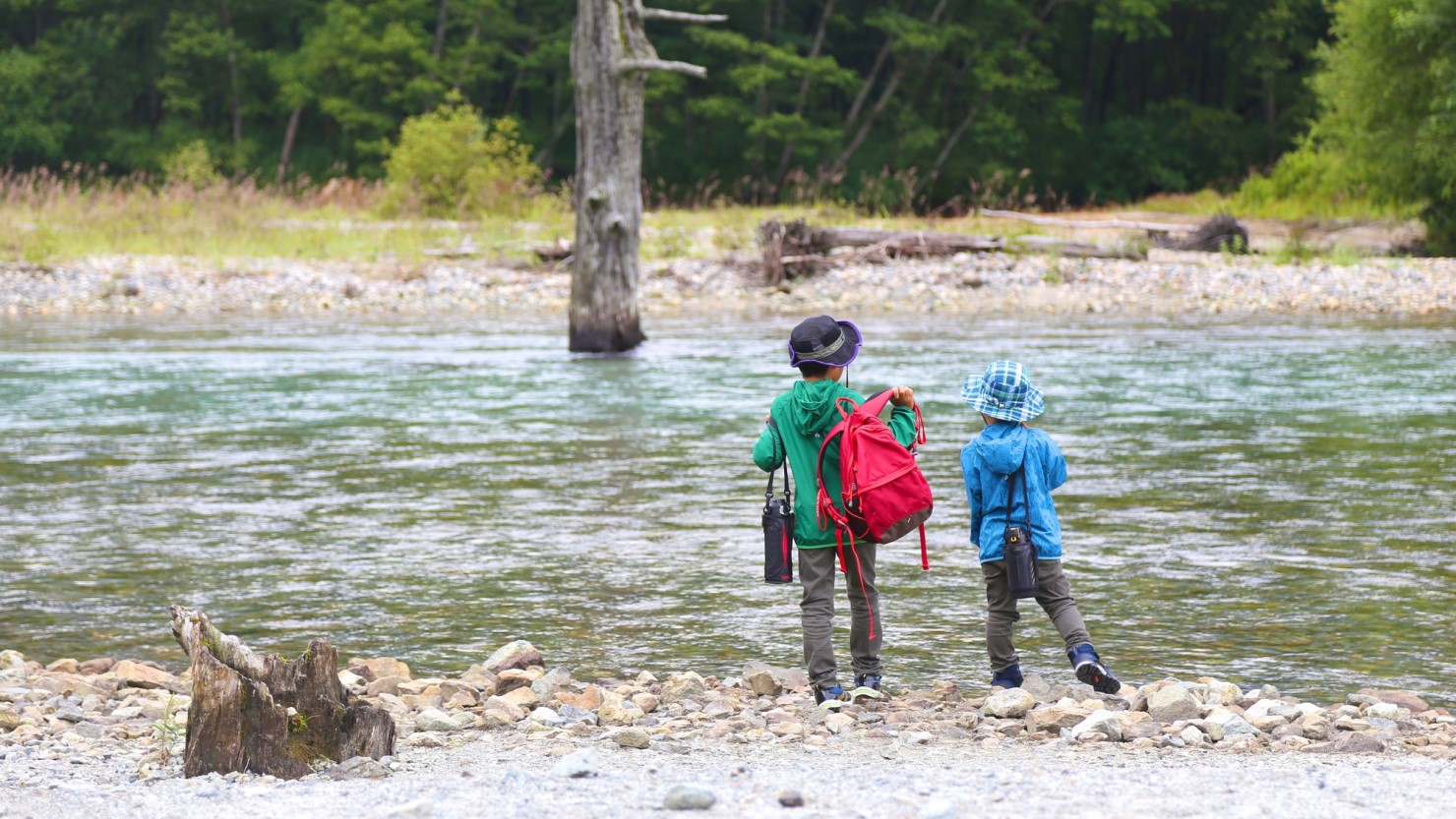 家族でトレッキングを楽しめる上高地