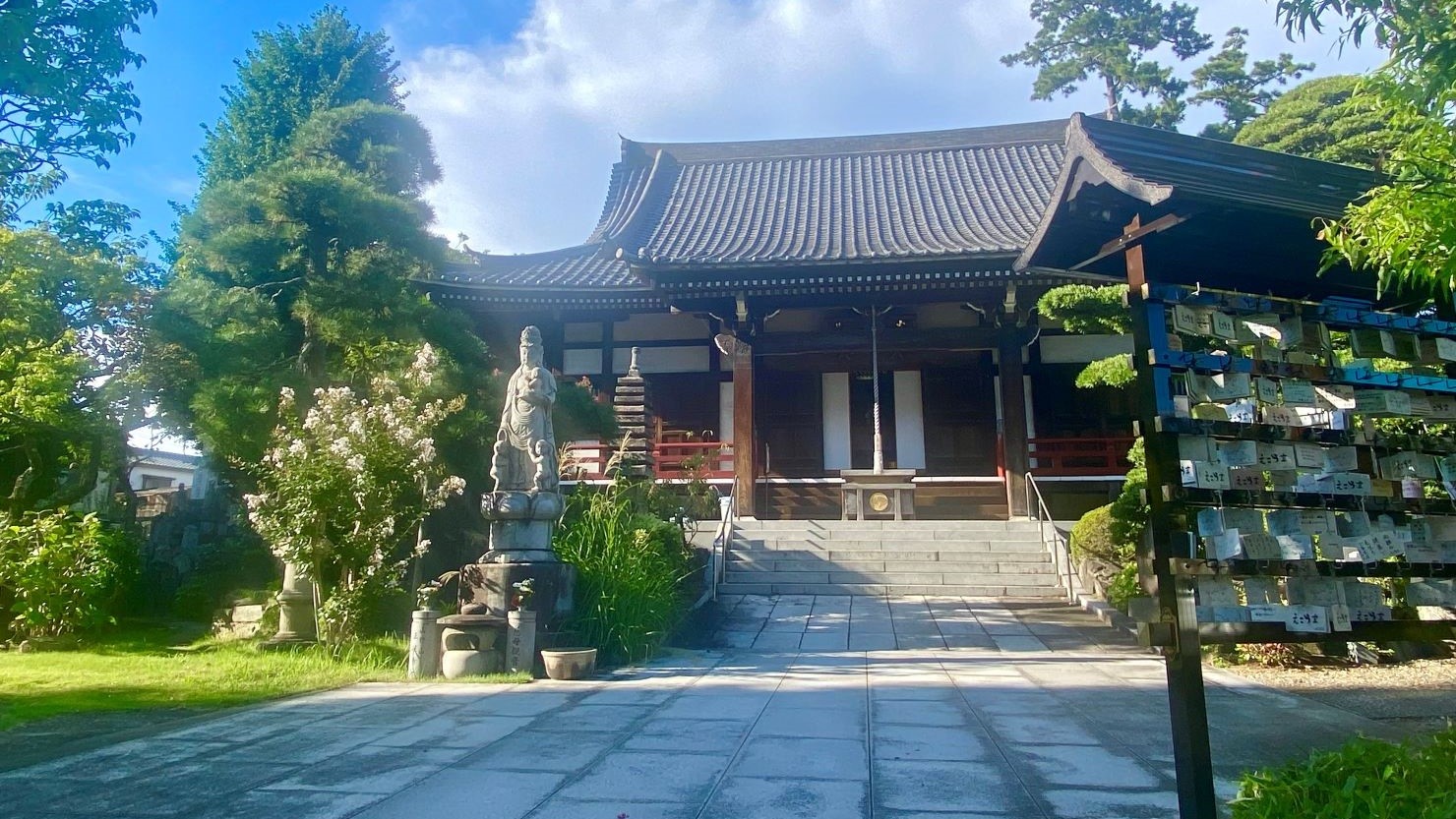 写経会を行っている正延寺(千葉県船橋市)