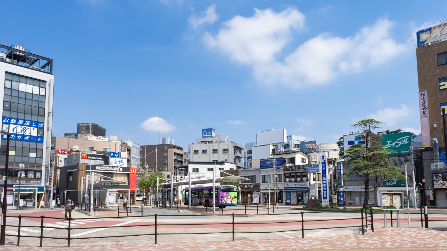 西船橋駅前の様子