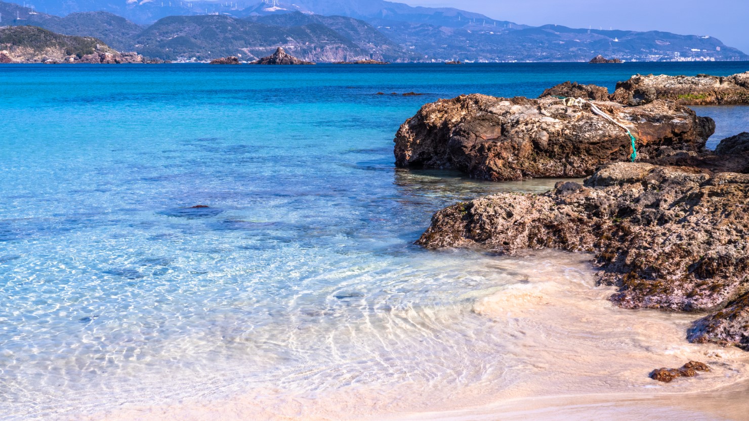 透明度の高い海が魅力