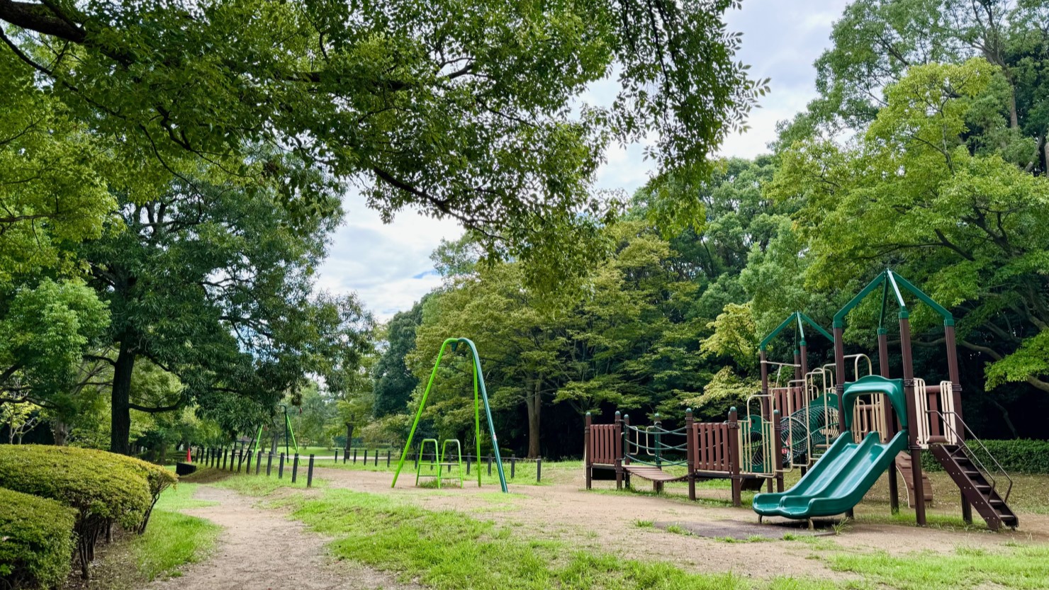 香澄公園 とりでの丘の様子