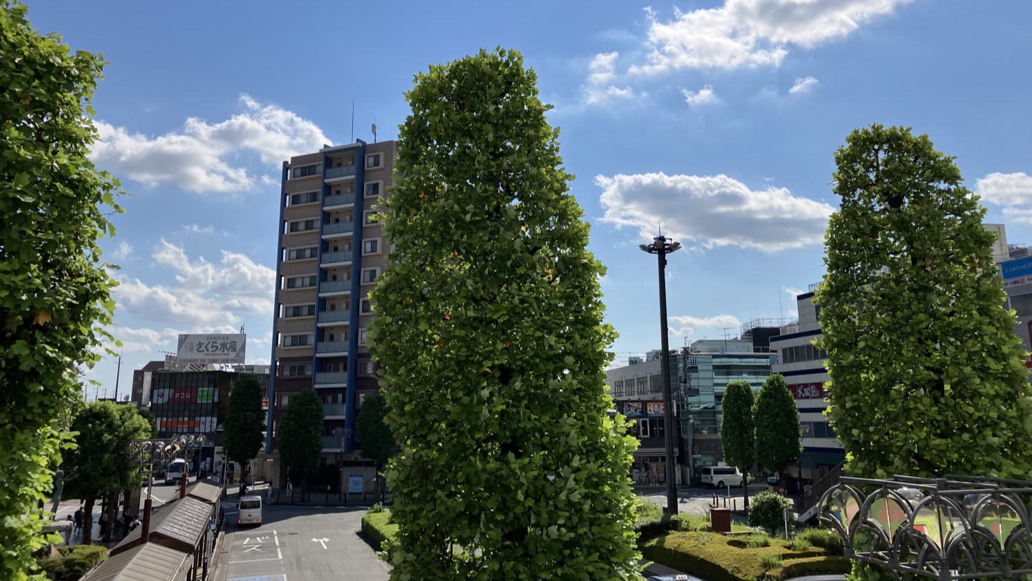 久喜駅前の様子