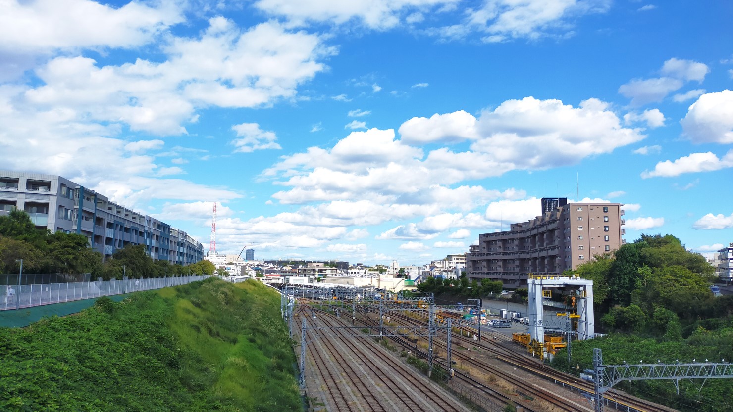 梶が谷駅の全景