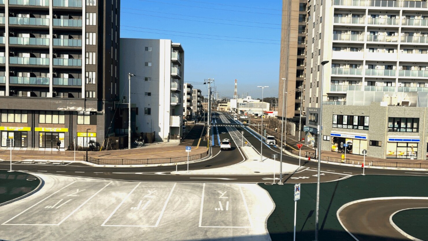 開発が進む幕張駅北口　ⓒPAL