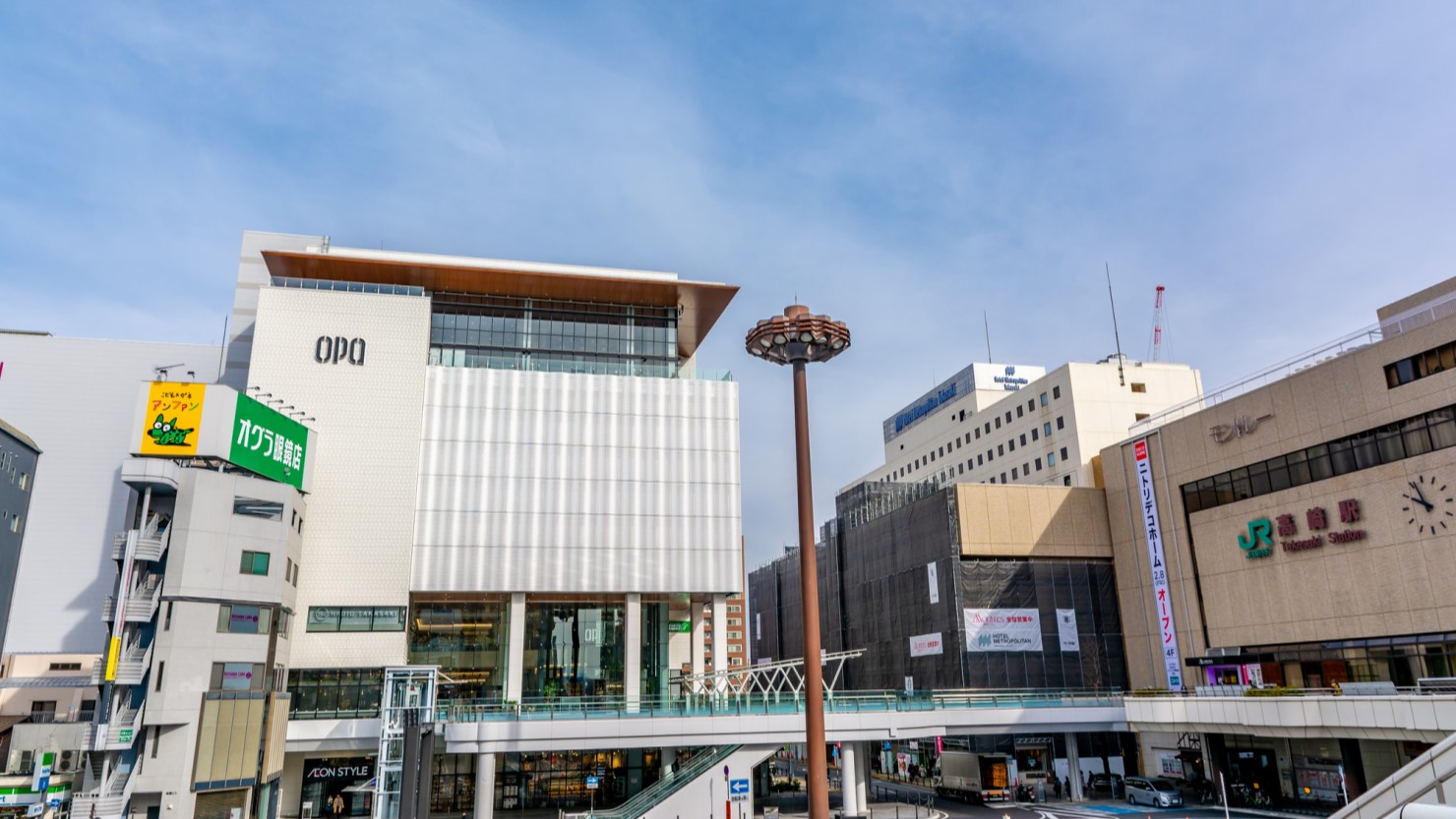 高崎駅西口の風景