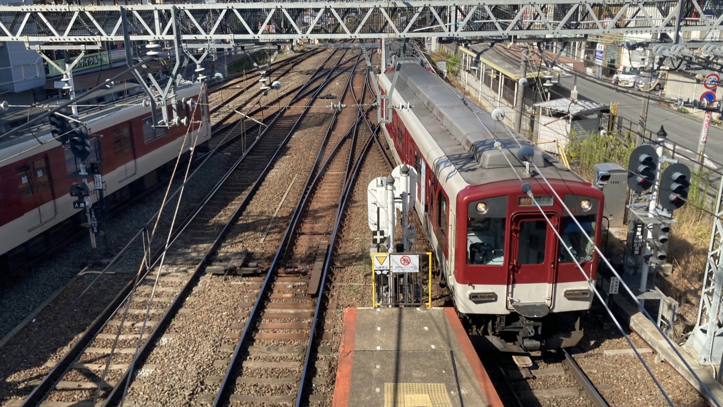 大和西大寺駅展望デッキからの眺め