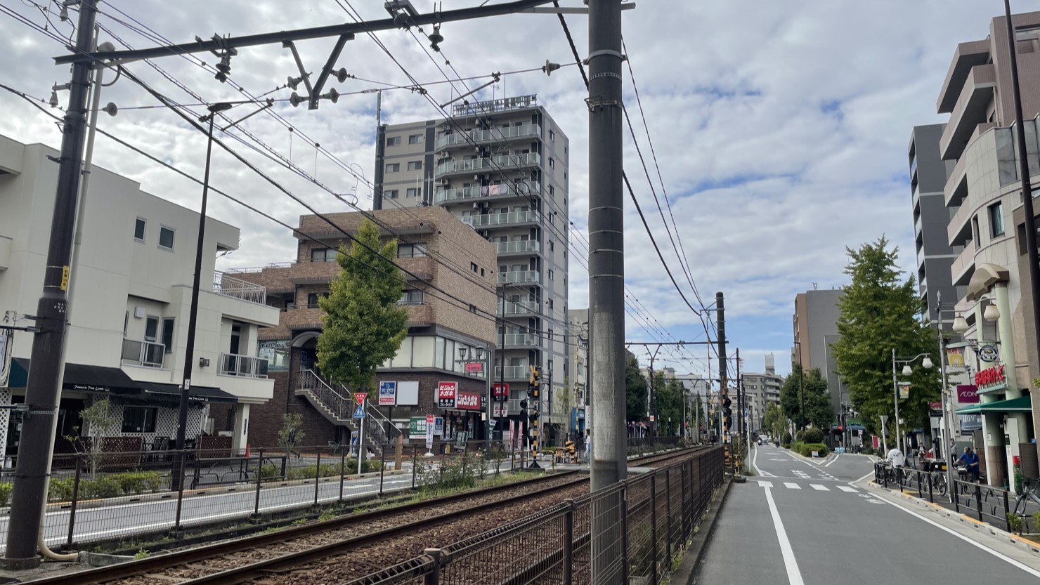 都電荒川線の線路     