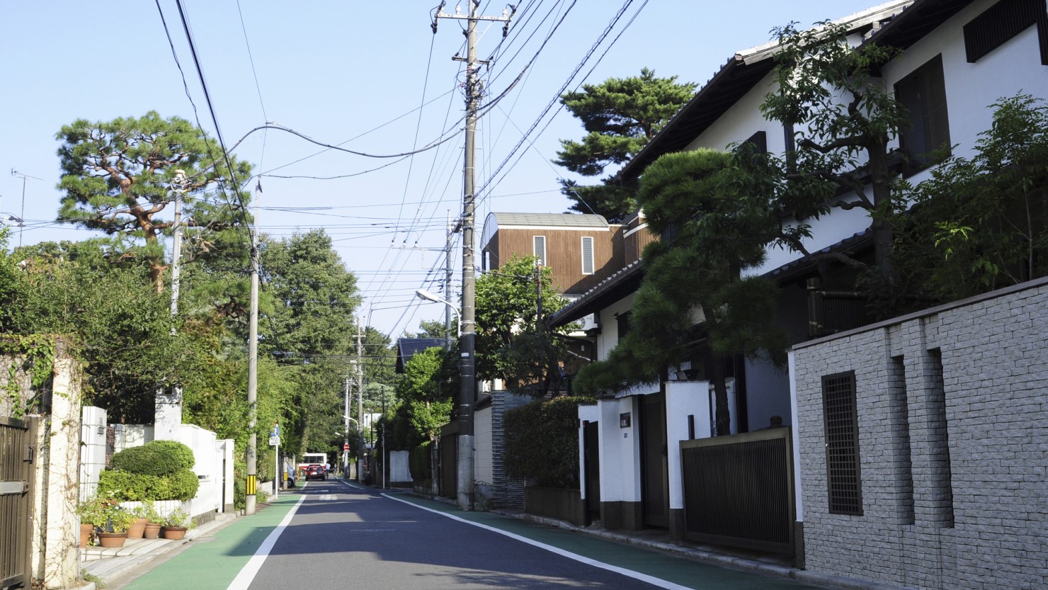 三鷹市下連雀の街並み