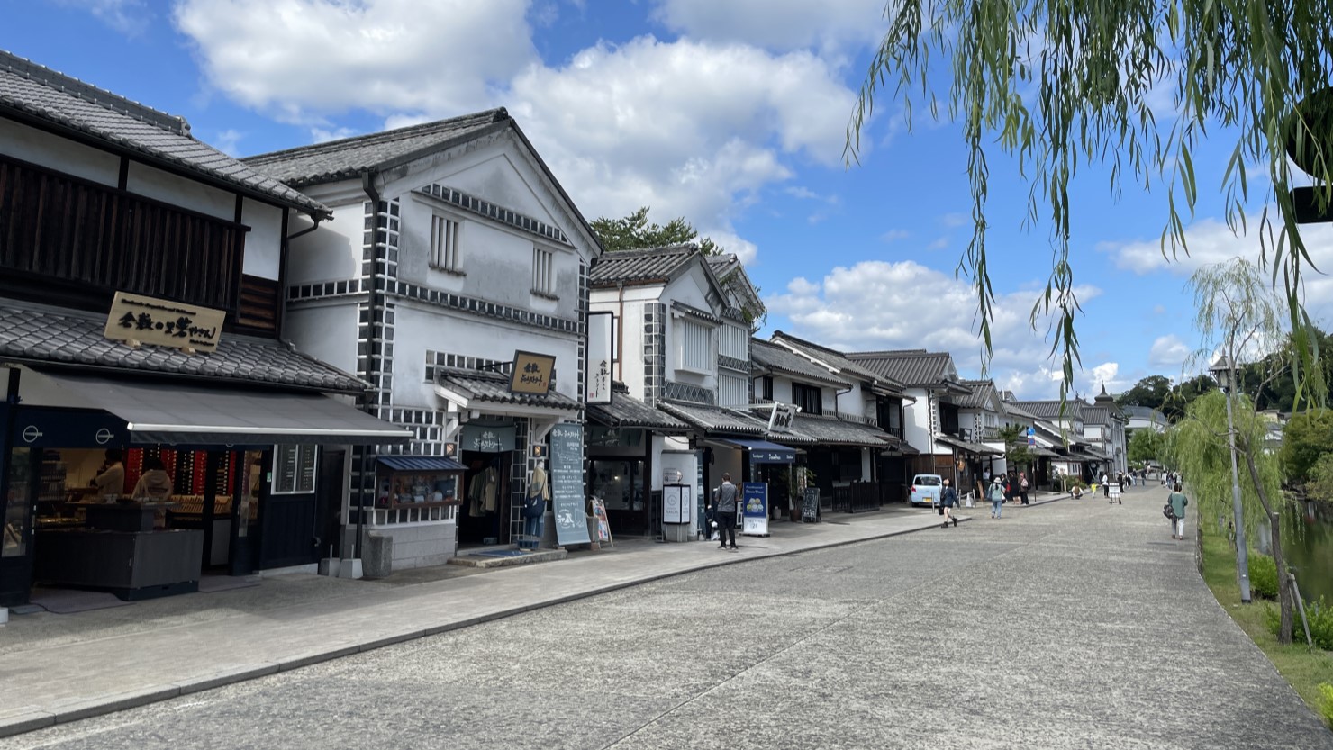 倉敷美観地区の様子