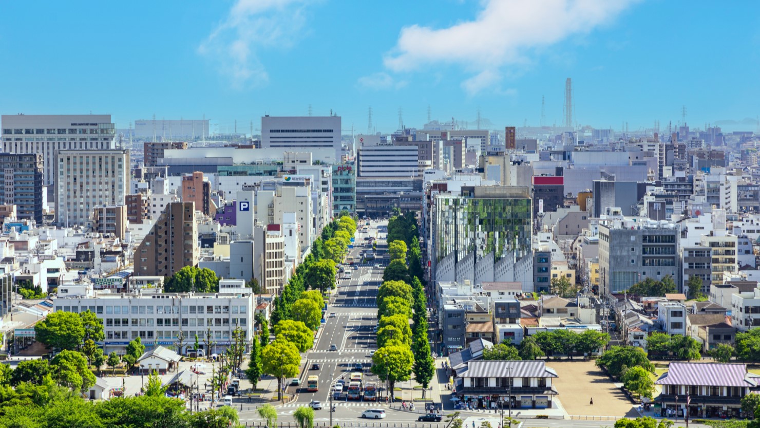  姫路城周辺の風景