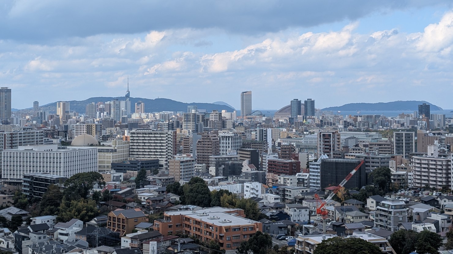 南公園西展望台からの眺め