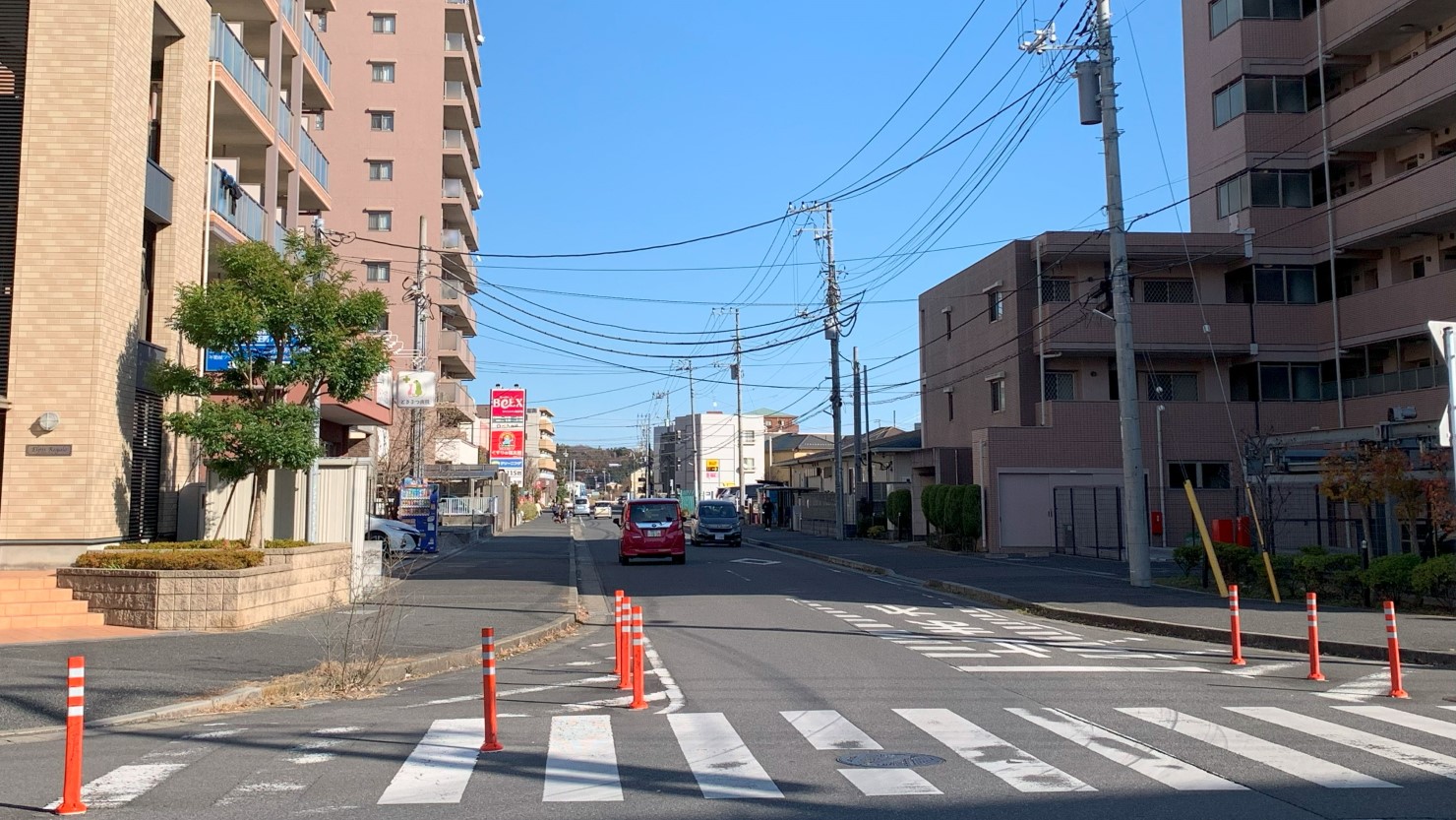 東口からの景色