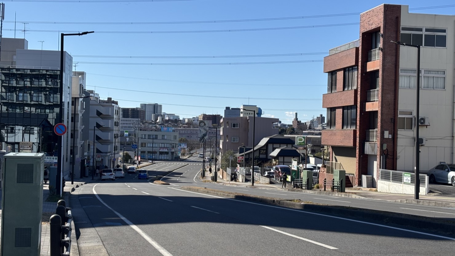 北柏駅南口の街並み