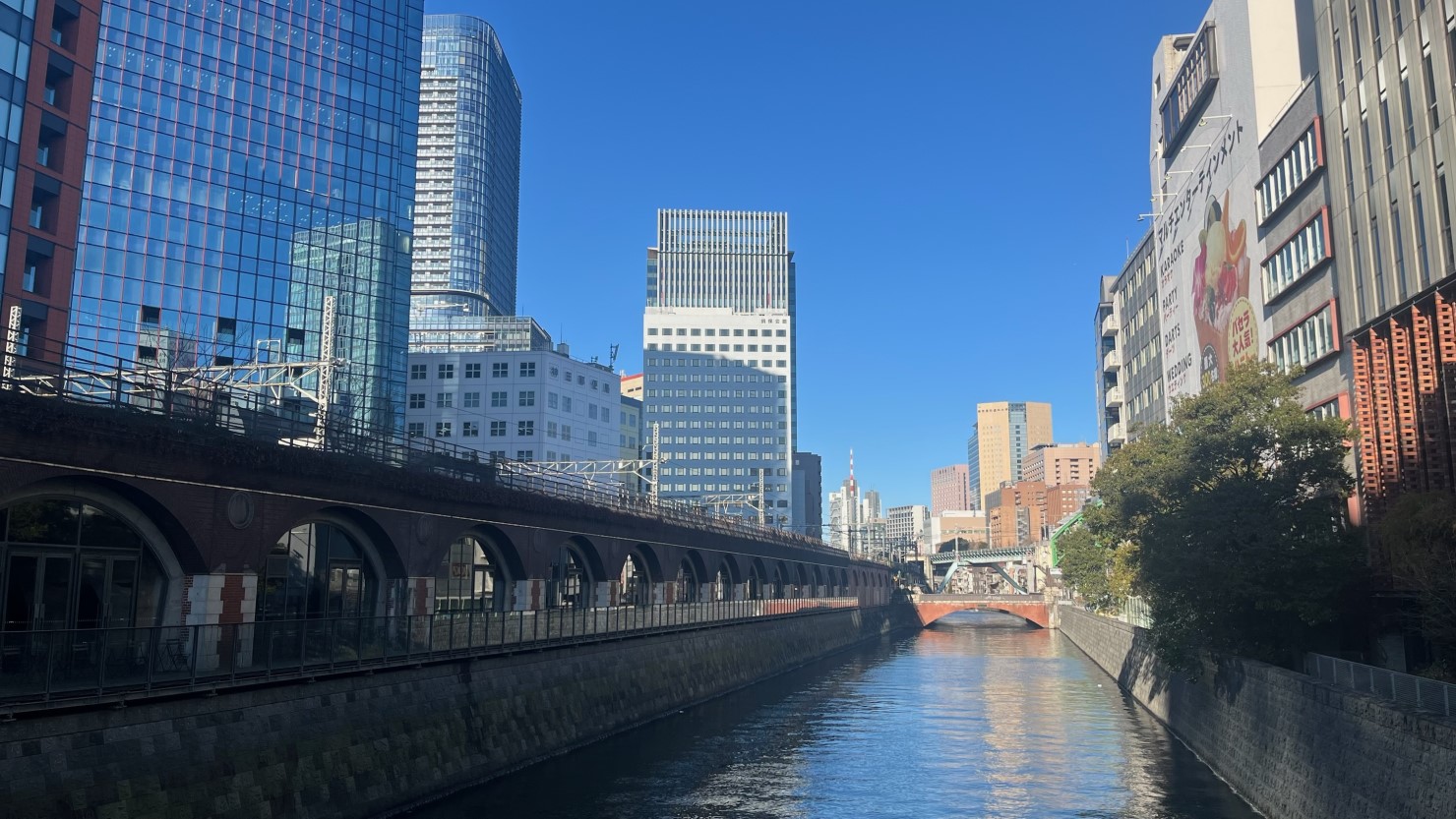 神田川沿い（マーチエキュート）