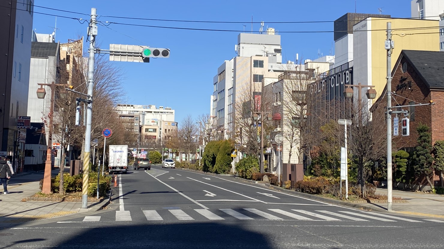 我孫子駅南口エリアの街並み