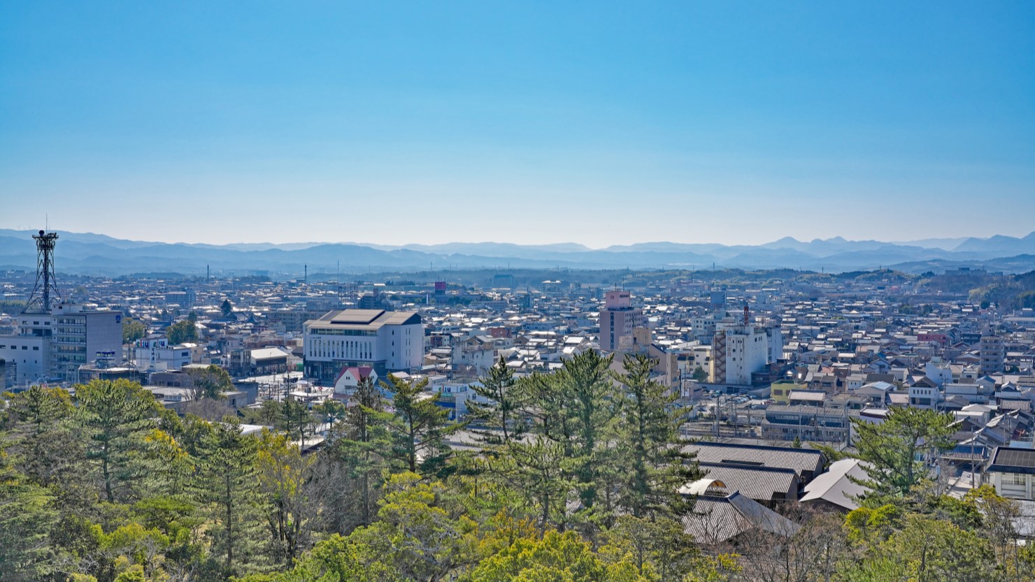 伊賀市の市街地