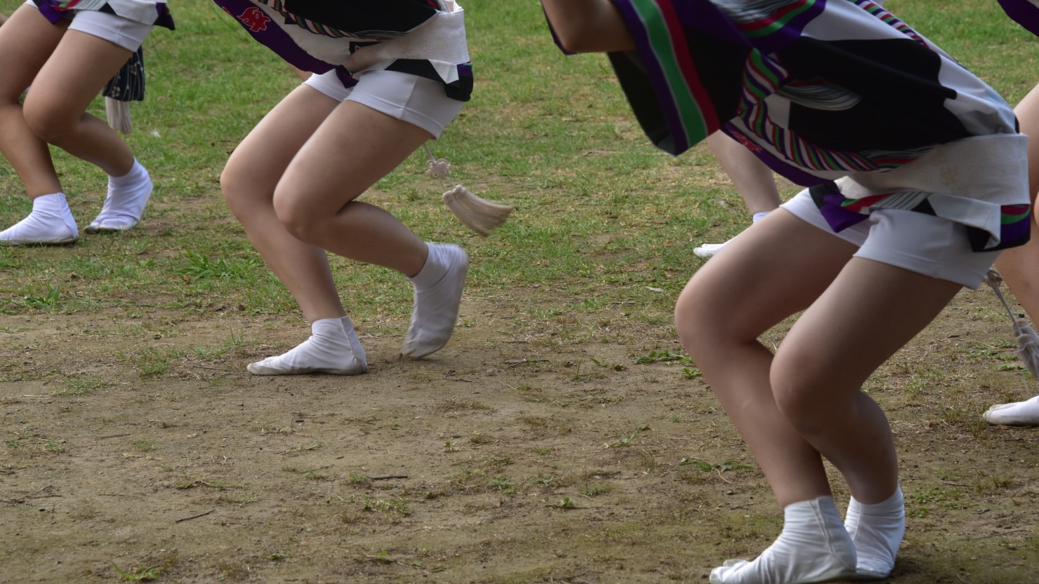 阿波おどりの練習風景