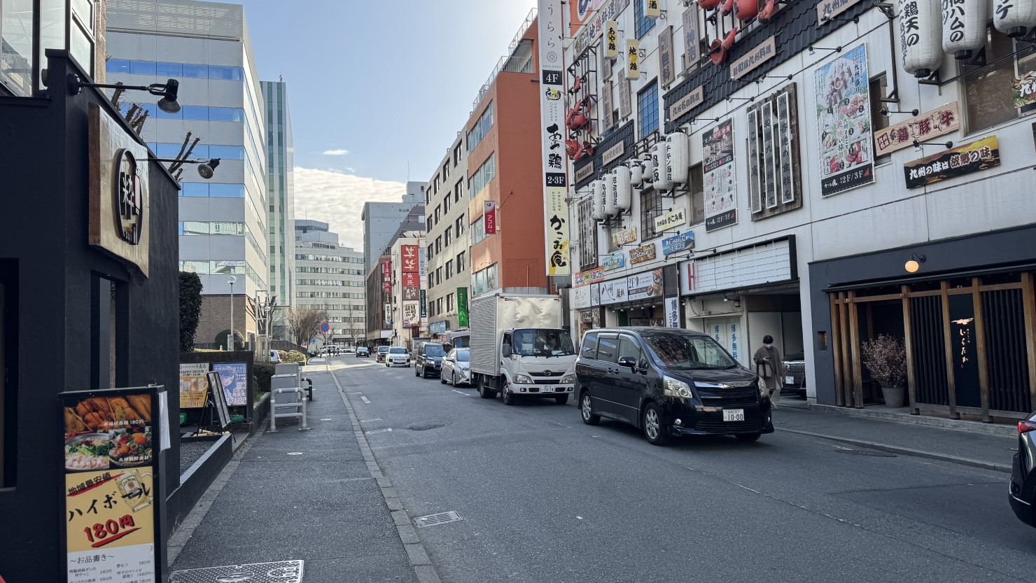 博多駅筑紫口周辺の様子