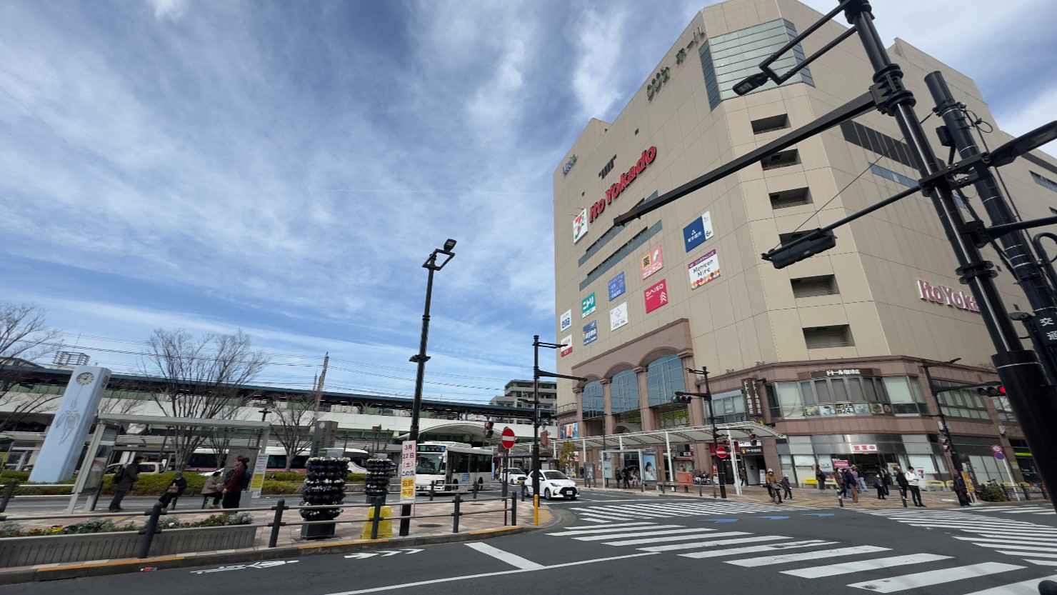 亀有駅南口の様子