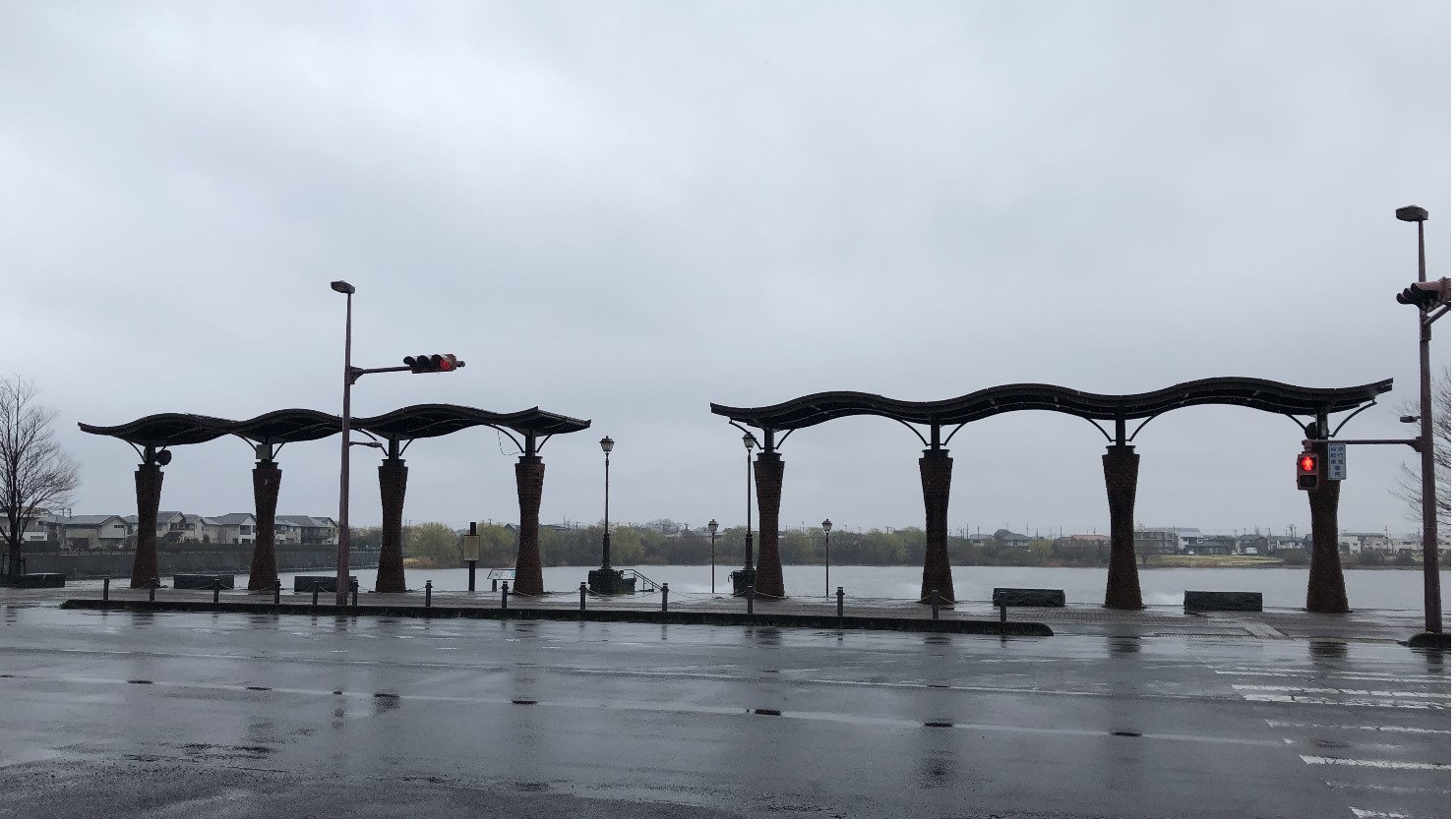 レイクタウンの名前の由来となった大相模調節池