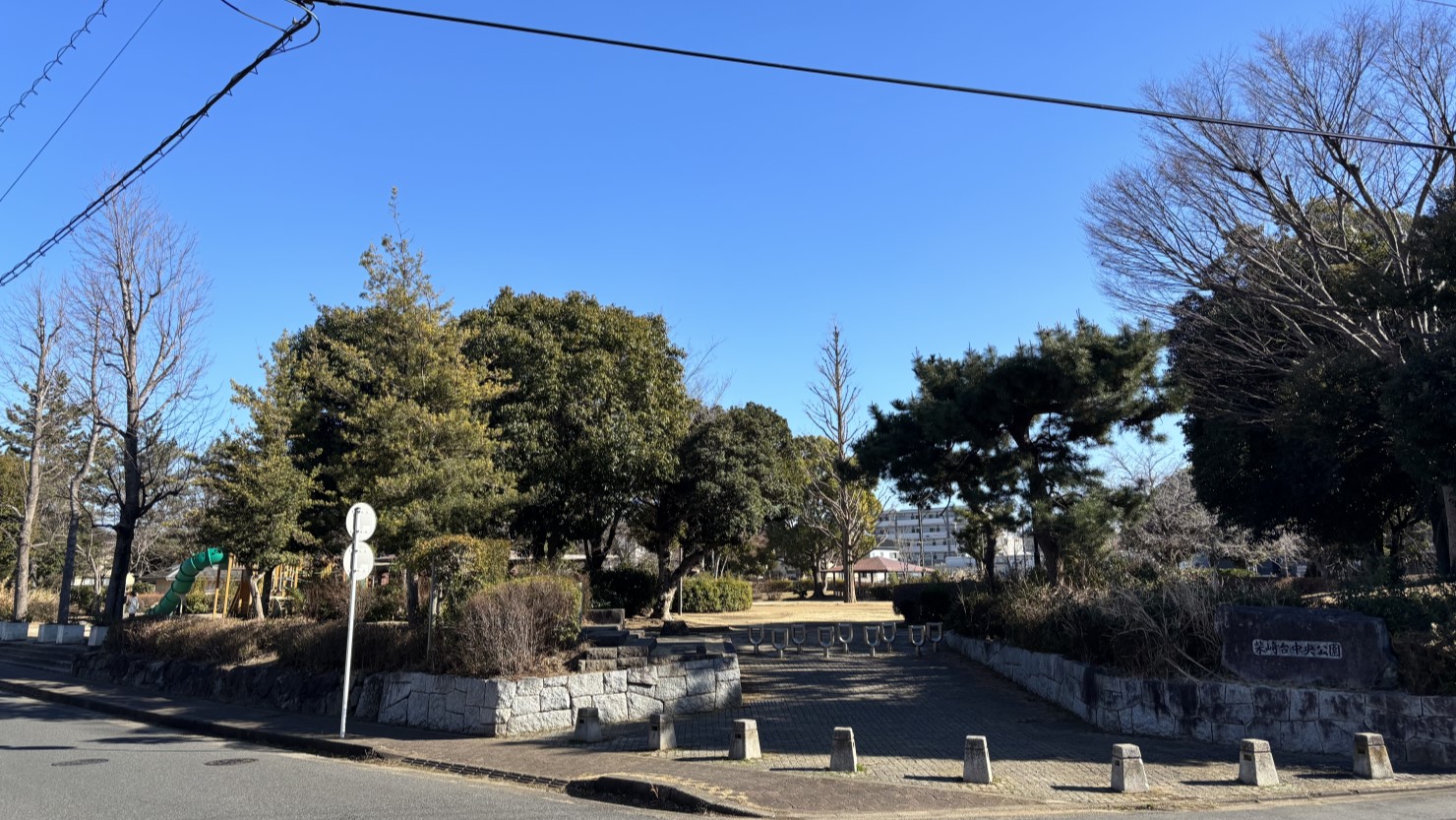 天王台駅北口周辺の柴崎台中央公園