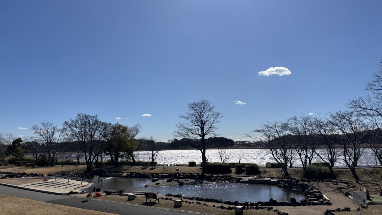 手賀沼親水広場のじゃぶじゃぶ池
