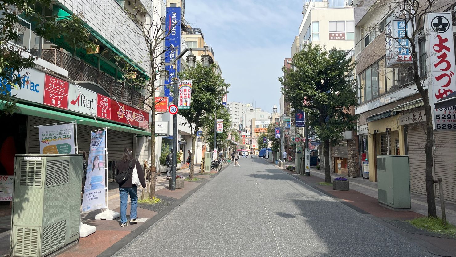 千歳烏山駅南口の商店街