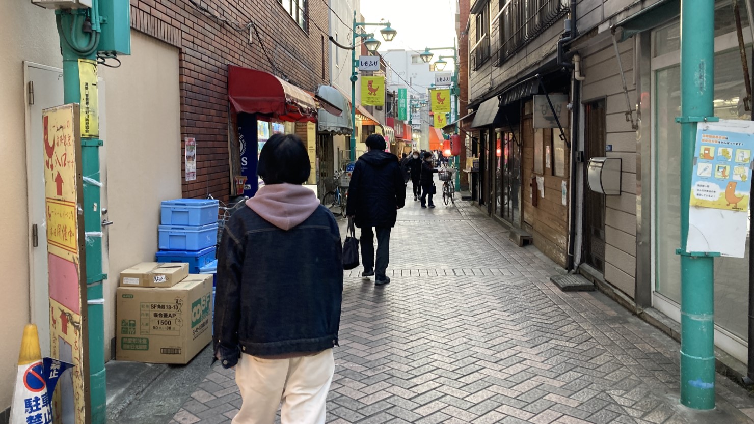 butajiさんと「霜降銀座商店街」を歩く