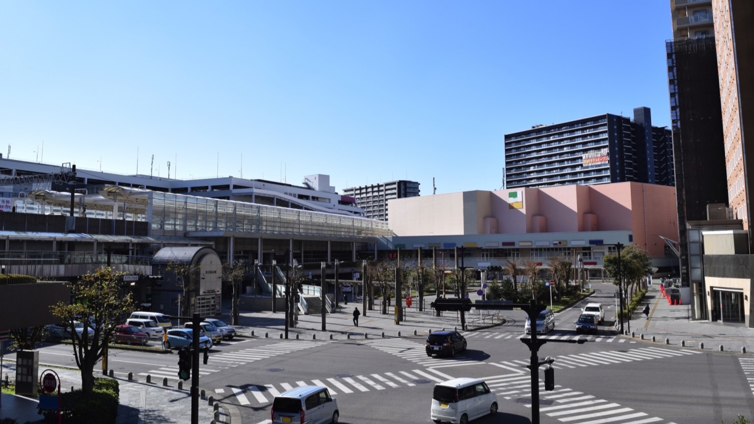 八千代緑が丘駅北口の街並み