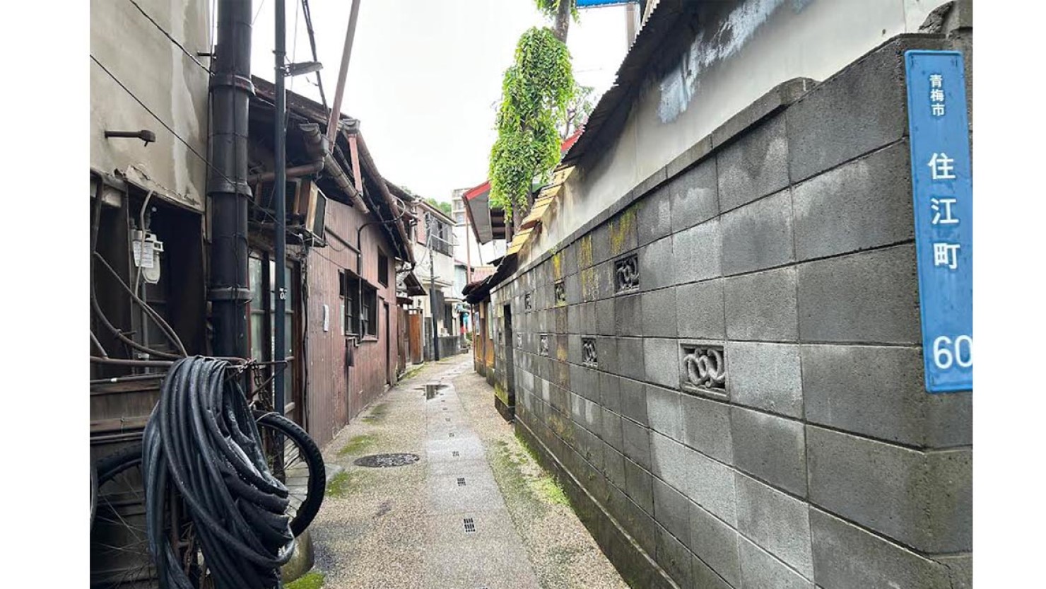 今にも下駄を履いた子どもが走ってきそうな雰囲気